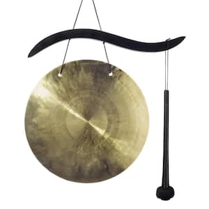 Signature Collection, Woodstock Hanging Gong, 17 in. Wind Gong WCBHG