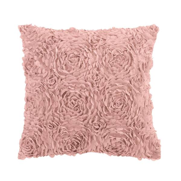 rose throw pillow