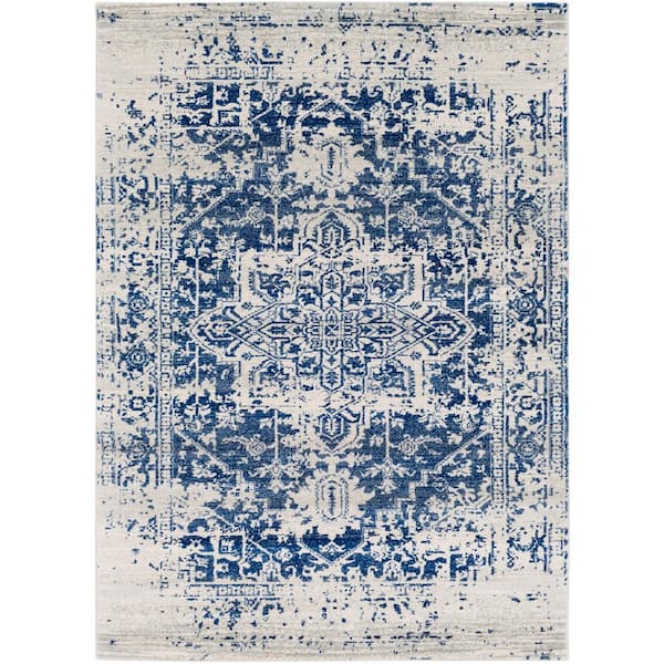 Demeter Dark Blue 9 ft. 3 in. x 12 ft. 6 in. Area Rug