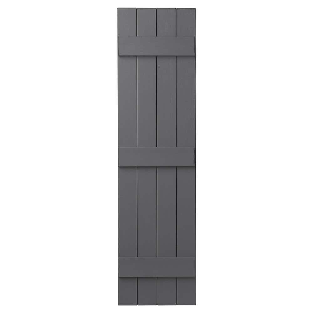 PlyGem Shutters and Accents Closed Board and Batten Shutter (Set of 2)