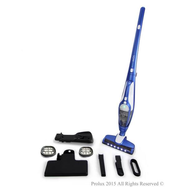 Prolux Ion Battery Powered Bagless Cordless Stick Vacuum with Extra Filters