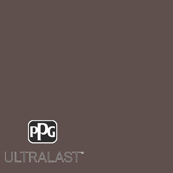 PPG UltraLast 5 gal. #PPG1017-7 Chocolate Pretzel Semi-Gloss Interior Paint and Primer