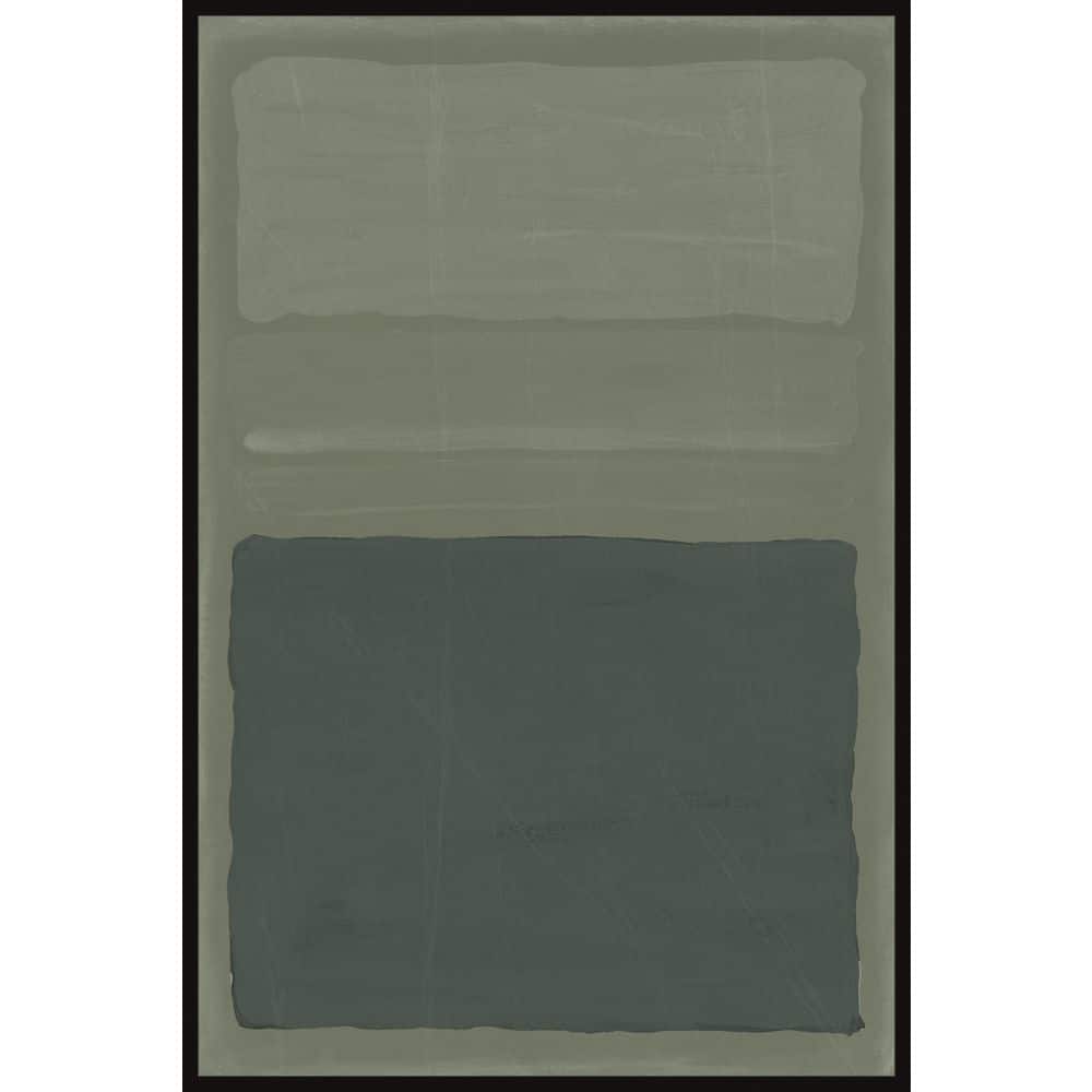 Thin Partition by Marmont Hill Floater Framed Canvas Abstract Art Print 36 