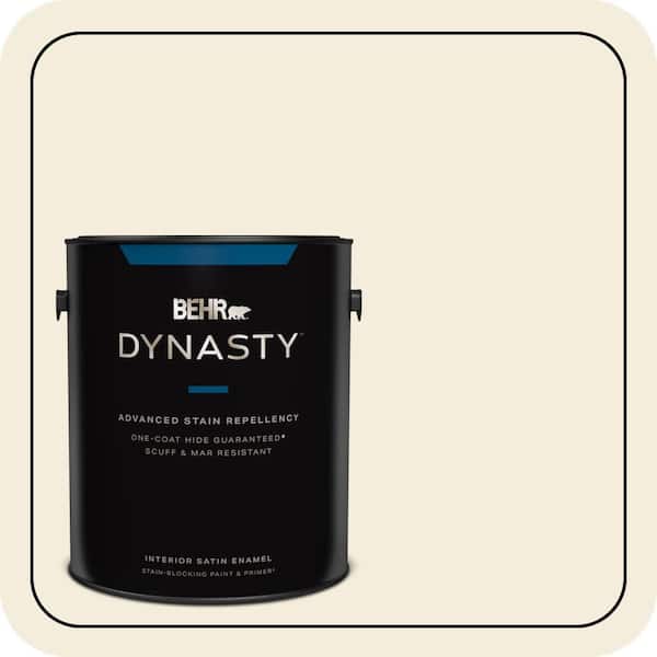 BEHR DYNASTY 1 gal. #ECC-64-2 Moonstruck Satin Enamel Interior Stain-Blocking Paint and Primer