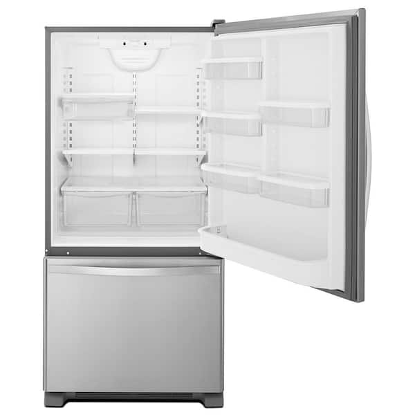 18.7 cu. ft. Bottom Freezer Refrigerator in White