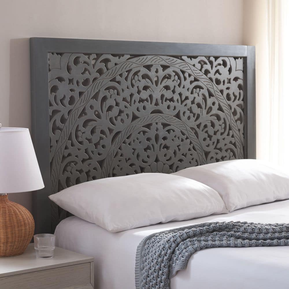 Remedy Gray Queen Open Frame Headboard