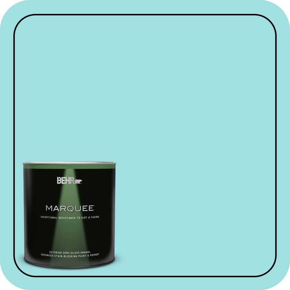 1 qt. #CE-02 Mermaid Tears Semi-Gloss Enamel Exterior Paint & Primer price history on PriceWatchPro