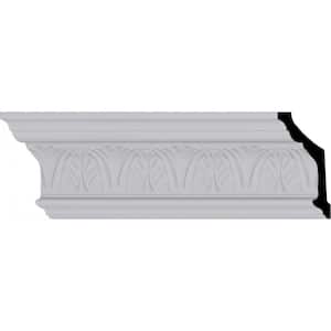 2-1/2 in. x 5 in. x 94-1/2 in. Polyurethane Asa Acanthus Leaf Crown Moulding