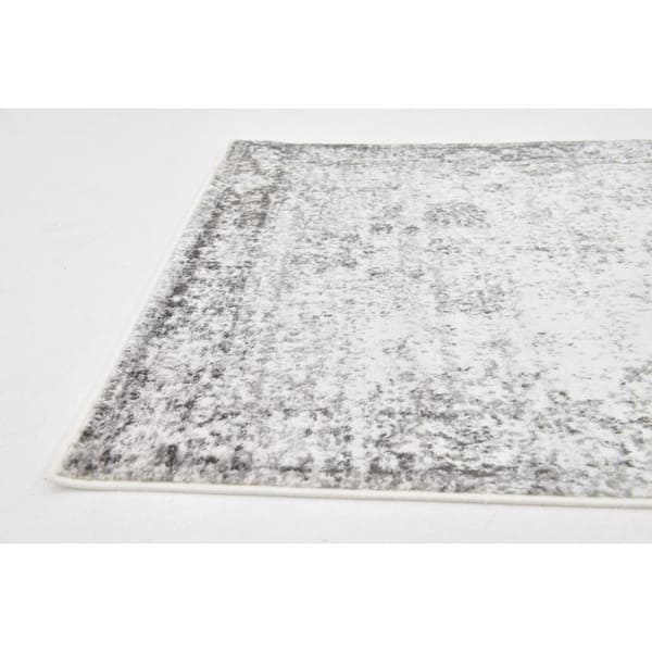 Unique Loom Outdoor Multi Border Gray 2' 2 x 3' 0 Area Rug 3127207 - The  Home Depot