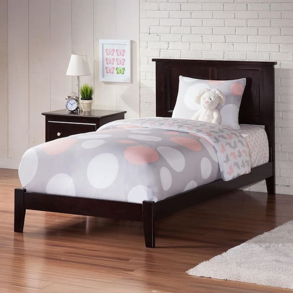 Madison Twin XL Traditional Bed in Espresso