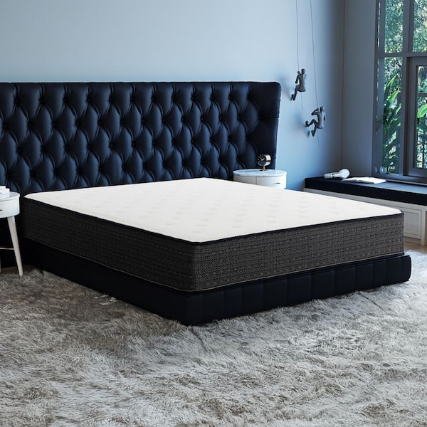 Polar Hybrid California King Medium Mattress Gel Memory Foam and Pocket Coil 10 in. Bed-in-a-Box Mattress