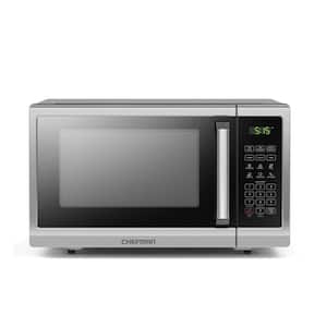 0.9 cu. ft. Countertop Microwave in Black Stainless Steel with Presets, Power Levels, Mute, Child lock, 900 Watts