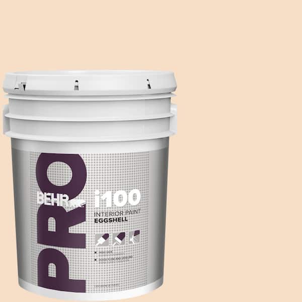 BEHR PRO 5 gal. #HDC-SP14-3 Faint Peach Eggshell Interior Paint