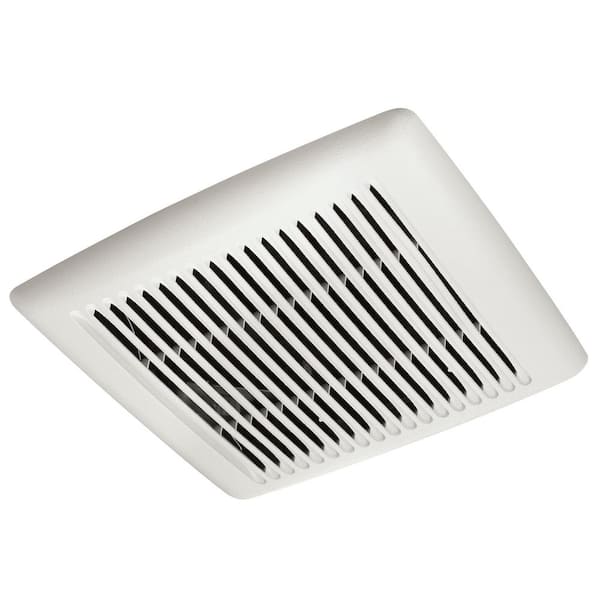 Broan Nutone Easy Install Bathroom Exhaust Fan Replacement Grille Cover White Fgr300s The Home Depot - How To Remove A Nutone Bathroom Fan Cover