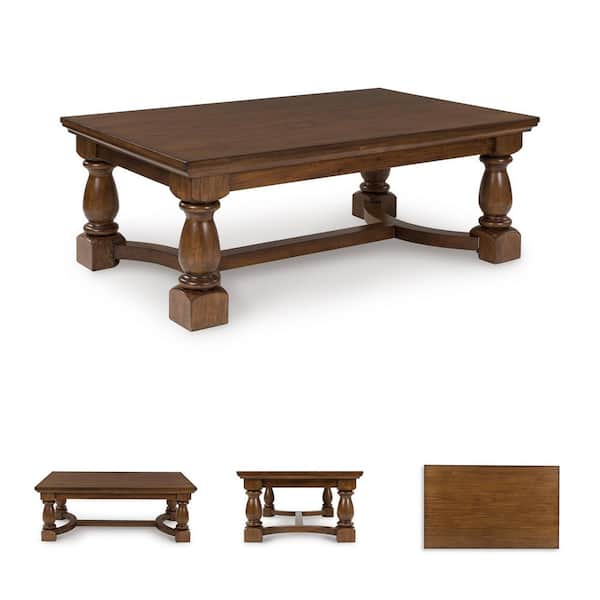 Signature DESIGN BY ASHLEY Sturlayne 52 in. Brown Rectangle MDF