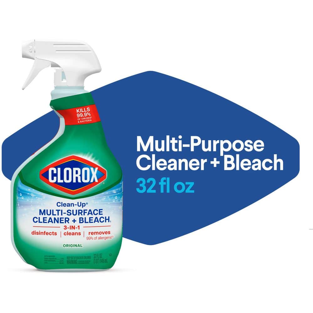 Clorox Clean-Up 32 Original Scent All-Purpose Cleaner with Bleach Spray  10044600312214 The Home Depot