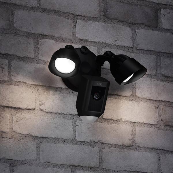 Black Ring Outdoor Wi-fi Cam With Motion Activated Floodlight 88FL001CH000