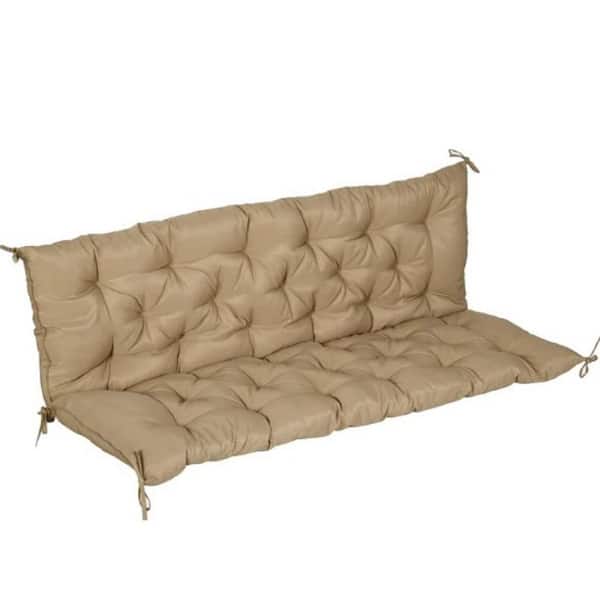 59 x 19.25 Replacement Outdoor Bench Cushion, Patio Sofa Cushion in Khaki