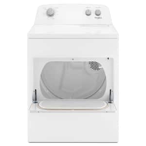 7.0 cu. ft. 240-Volt White Electric Vented Dryer with AUTODRY Drying System