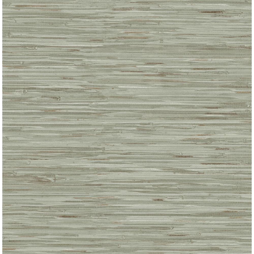 grassweave green peel and stick wallpaper