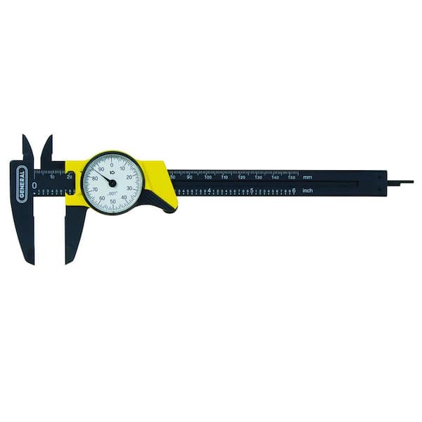 General Tools 6 in. Single Rotation Dial Caliper 145 - The Home Depot