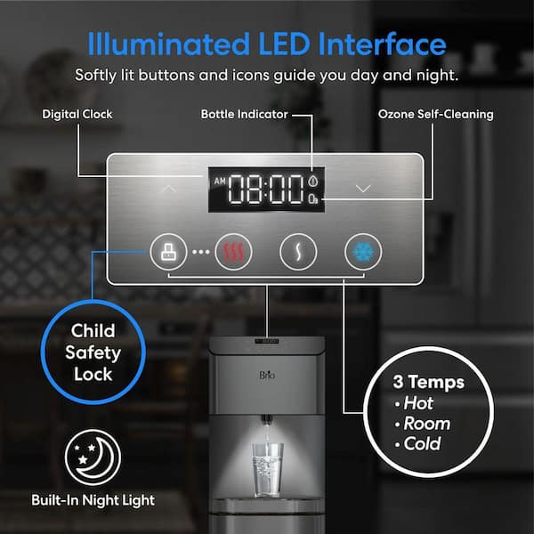 Brio Moderna Self-Cleaning Advanced Bottom Loading Water Cooler