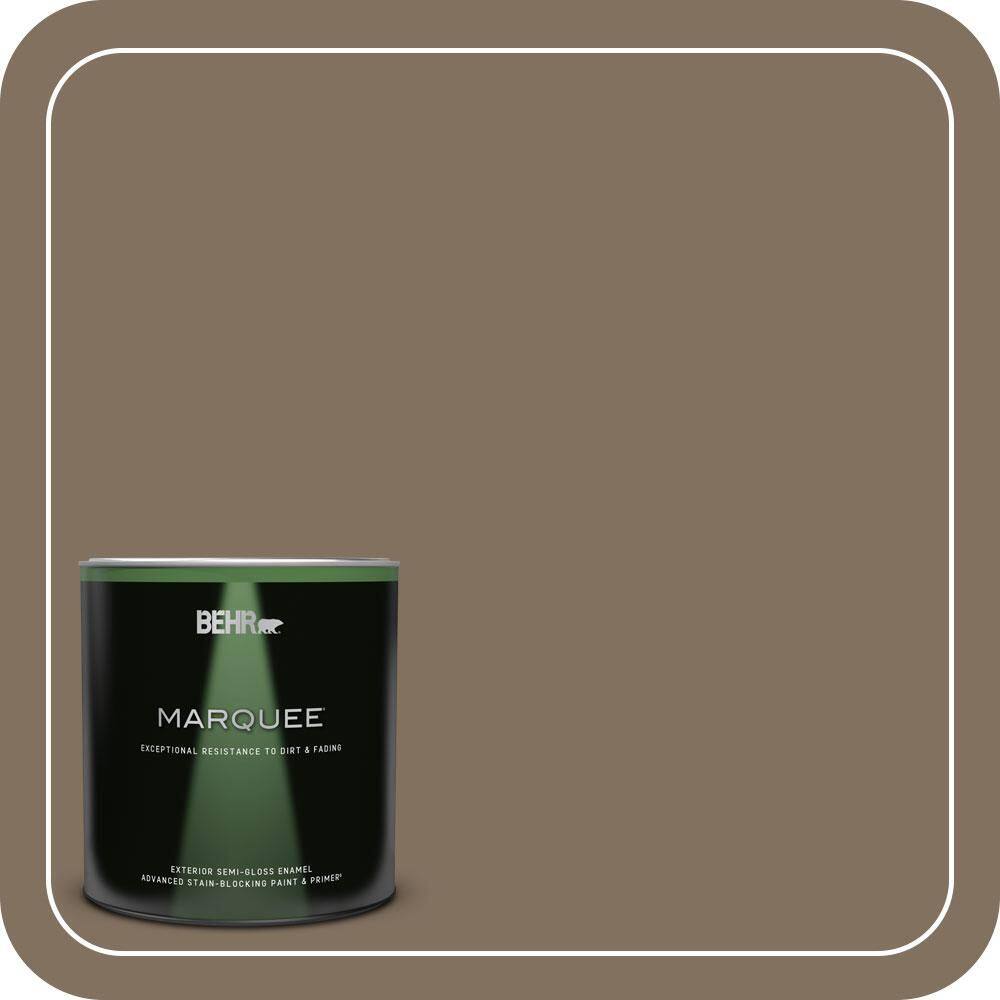 1 qt. #PPU5-04 Mocha Latte Semi-Gloss Enamel Exterior Paint & Primer price history on PriceWatchPro