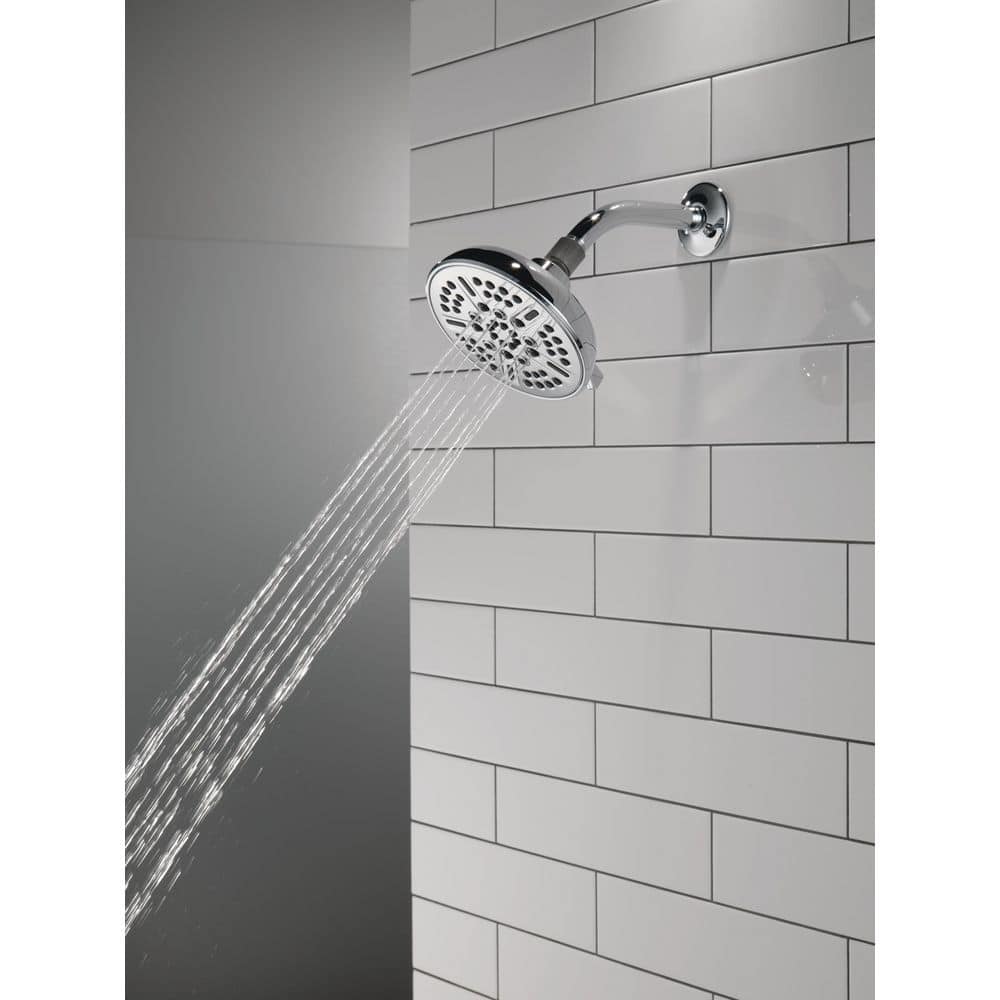Chrome Multi-Head Adjustable Wall Mounted Shower Head