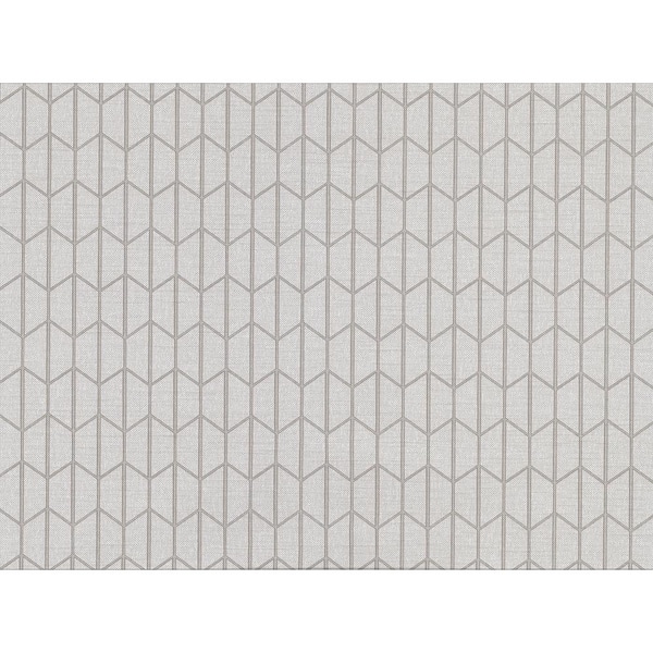 Warner Gauntlet Light Grey Geometric Vinyl Strippable Wallpaper (Covers 60.8 sq. ft.)