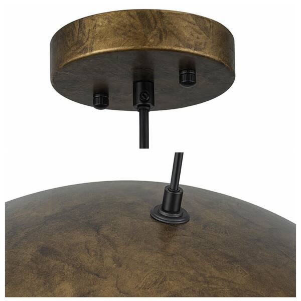 h♡ HUOKU PCover Modern Farmhouse 23.6 in. W 1-Light Dome