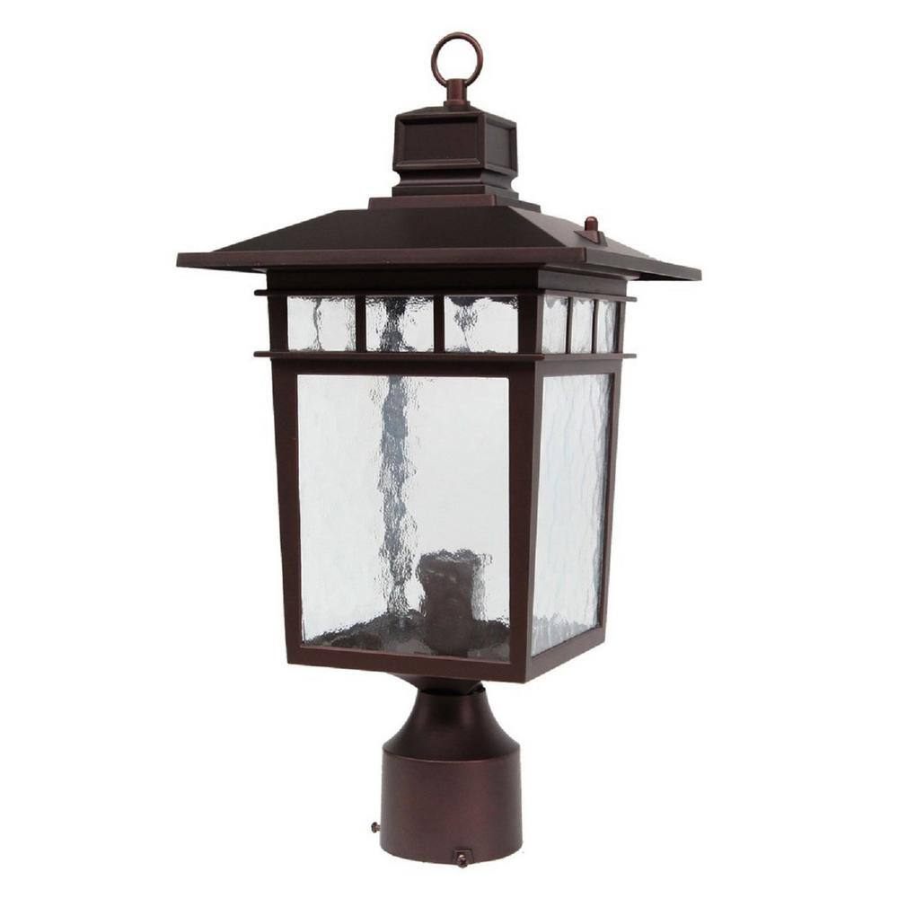 Cullen 1-Light Oil-Rubbed Bronze Outdoor Post Barn Light Sconce