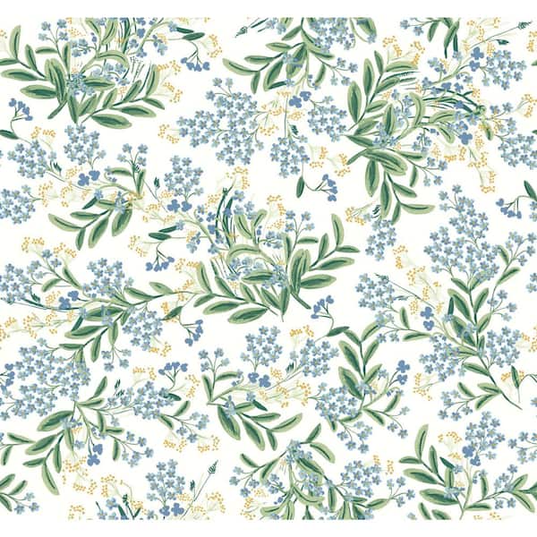 Cornflower Unpasted Wallpaper (Covers 60.75 sq. ft.)