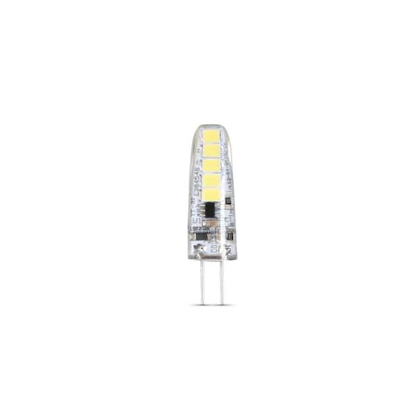 LUXRITE 20-Watt Equivalent G4 Base LED Light Bulb 4100K Cool White