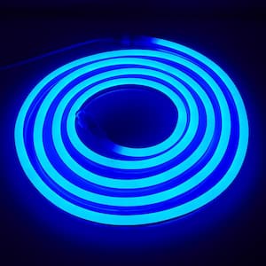 Indoor/Outdoor 13.1 ft. Neon LED Blue Rope Light Kit
