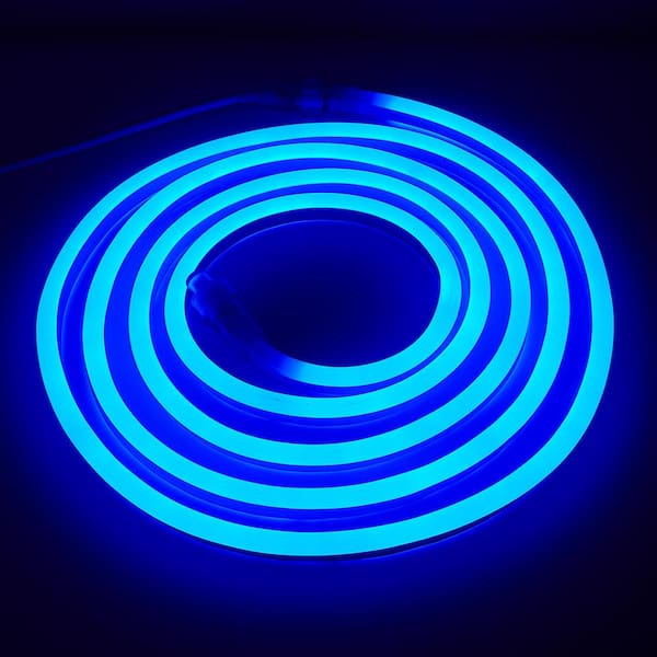 Westek 13.1 ft. Neon LED Blue Rope Light Kit NEONBL4M - The Home Depot