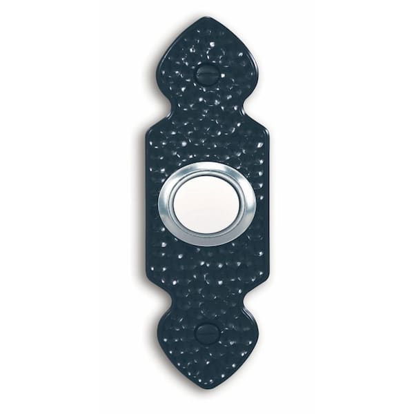 Heath Zenith Wired Hammered Textured Push Button