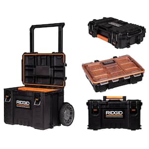 Pro Gear System Gen 2.0 Stackable Rolling Tool Box , 22 in. Heavy Duty Tool Box, Compact Tool Box and Compact Organizer