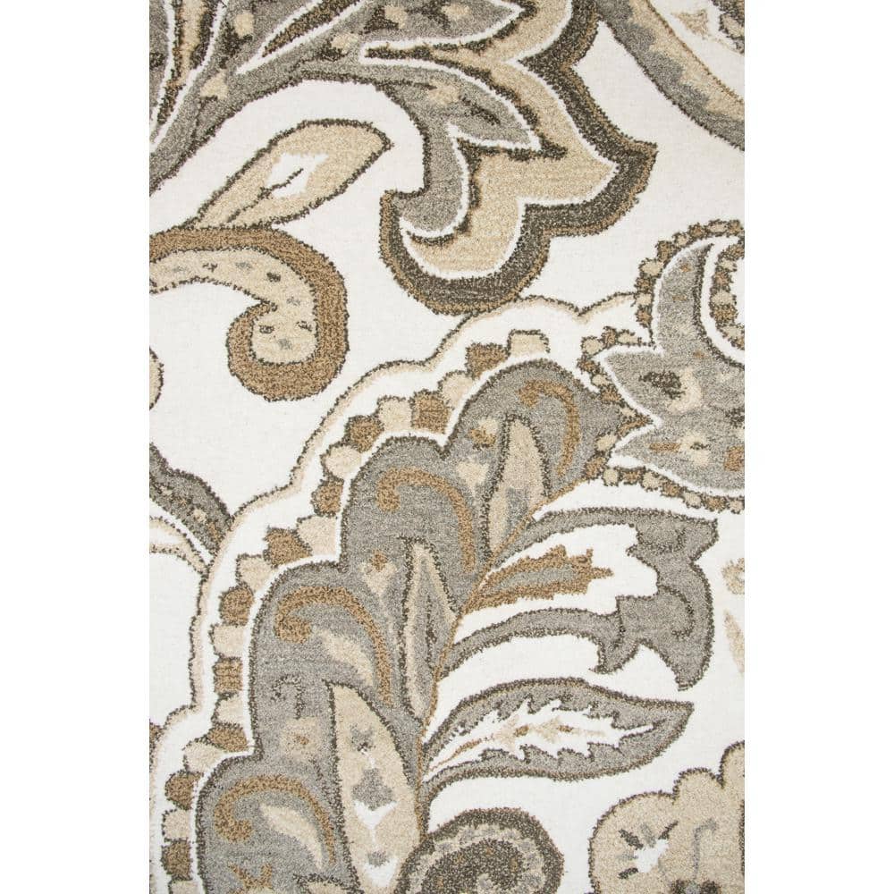Multicolor Hand-Tufted Wool Rectangular Rug - Eco-Friendly, 5' x 8'