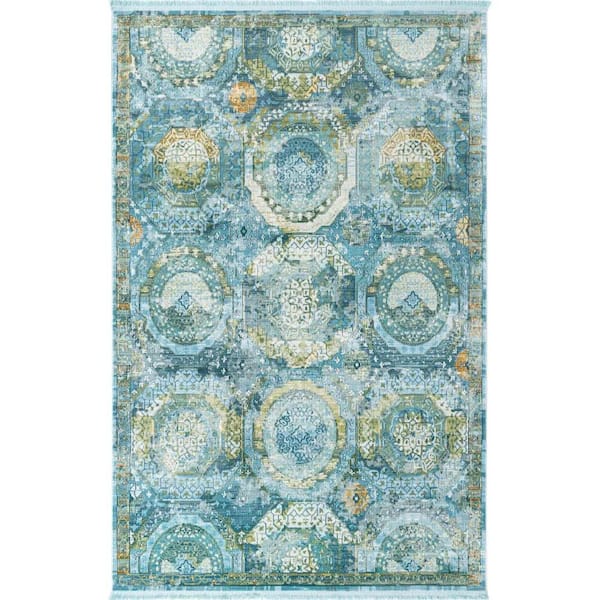 Baracoa Coppelia Light Blue 5' 5 x 8' 0 Area Rug