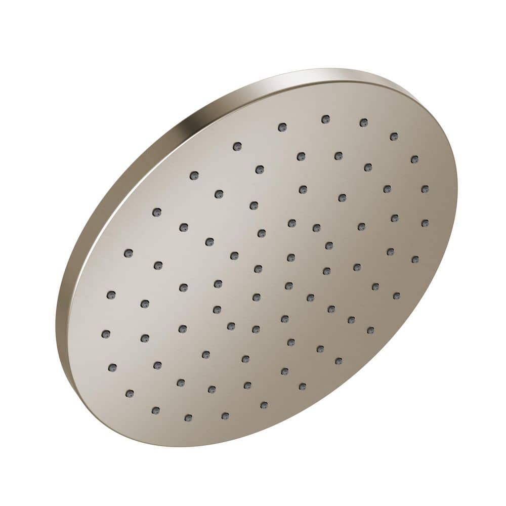 Bonacci 1-Spray Patterns with 1.75 GPM 10 in. Wall Mount Fixed Shower Head in Lumicoat Stainless