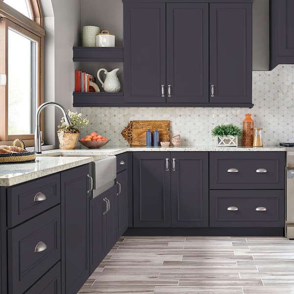 1 gal. #N560-7 Limoscene Semi-Gloss Enamel Interior/Exterior Cabinet, Door & Trim Paint