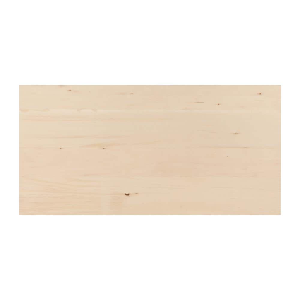 Walnut Hollow 3/4 in. x 12 in. x 24 in. Edge-Glued Basswood Hardwood Board