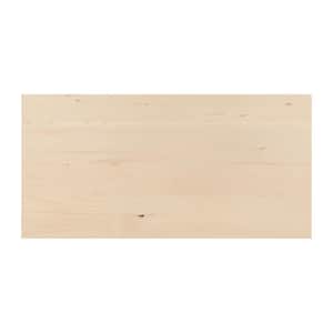 3/4 in. x 12 in. x 24 in. Edge-Glued Basswood Hardwood Board