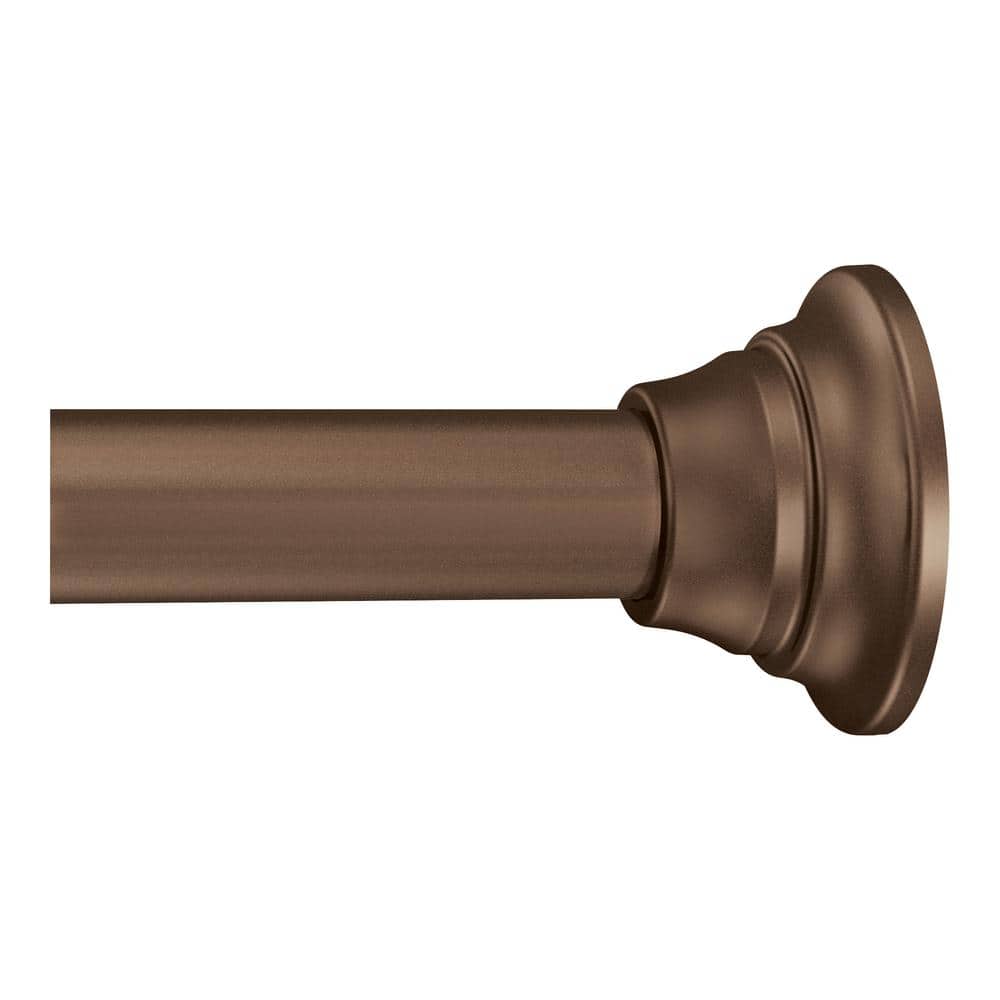 72 in. Adjustable Straight Decorative Tension Shower Rod in Old World Bronze price history on PriceWatchPro