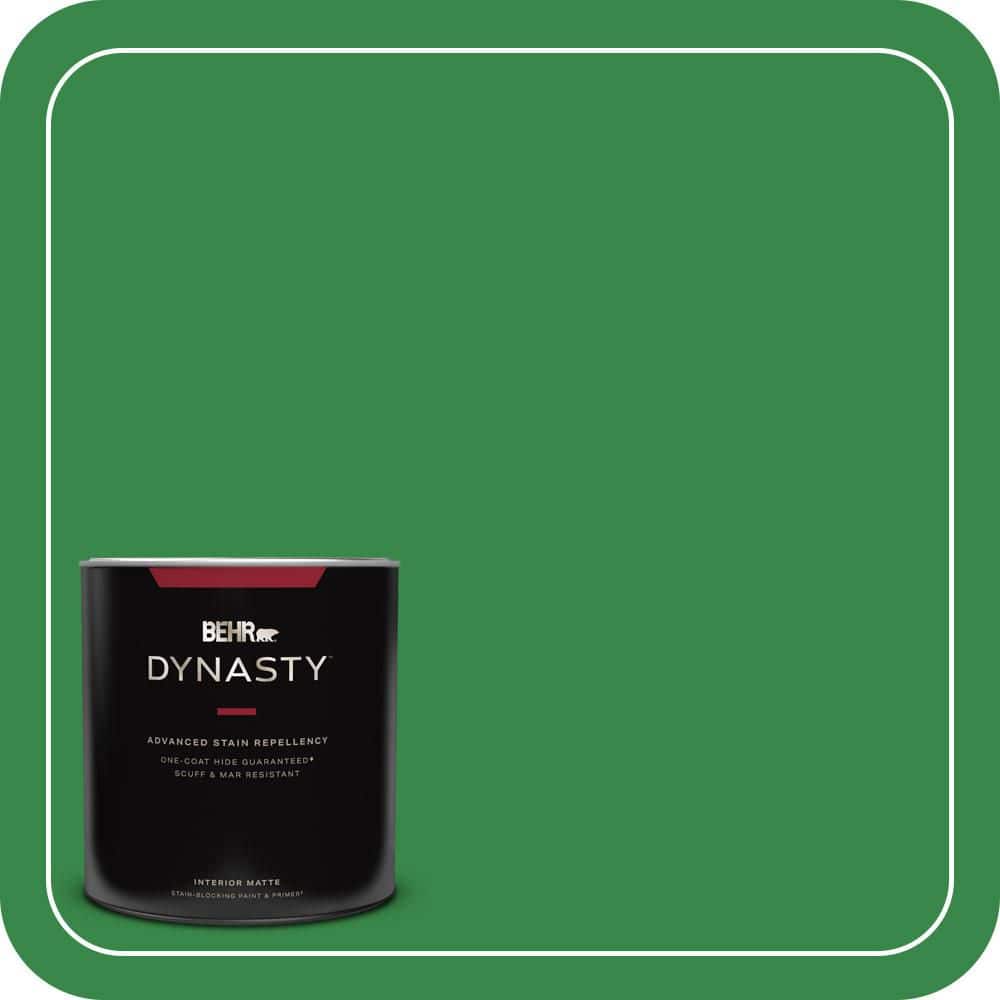 1 qt. #P400-7 Paradise of Greenery Matte Interior Stain-Blocking Paint & Primer price history on PriceWatchPro