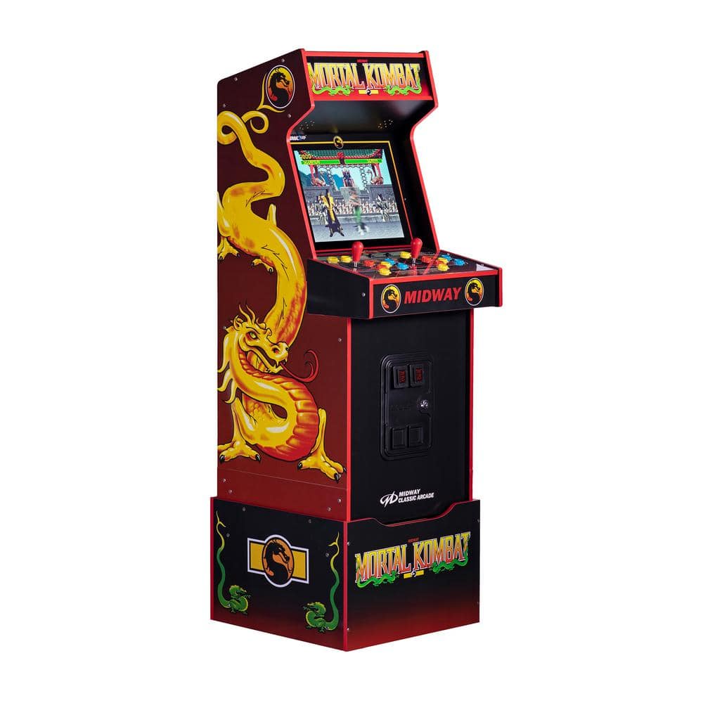 Arcade1Up Tron Arcade w/ Riser & Stool 