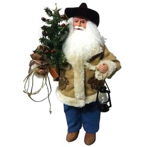 18 in. Cowboy Santa