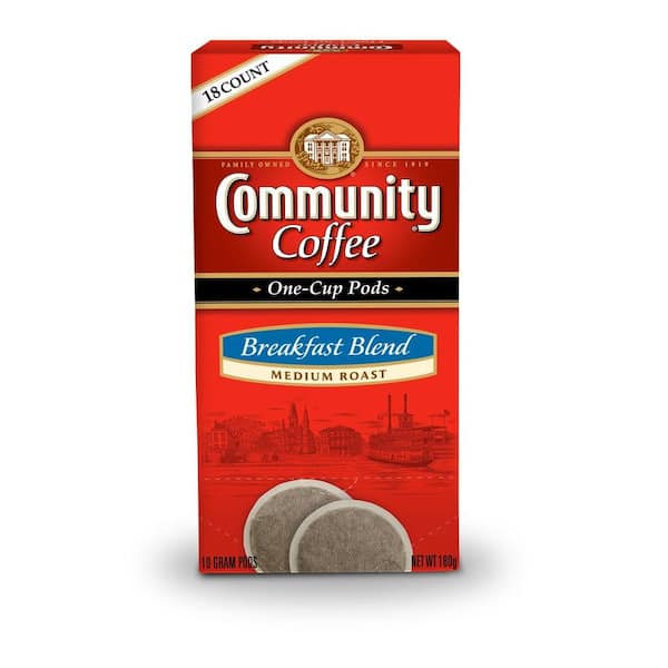 Community Coffee Breakfast Blend Single Cup Coffee Pods, 18-count-DISCONTINUED