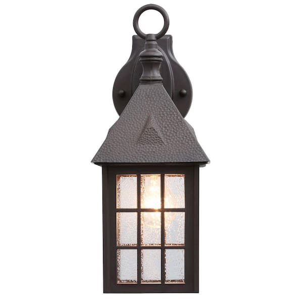 Acclaim Lighting Outer Banks Collection 1-Light Architectural Bronze Outdoor Wall-Mount Fixture