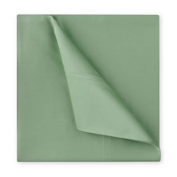 Royal Heritage Home Williamsburg 4-Piece Sage Solid 400 Thread Count Cotton Twin Sheet Set